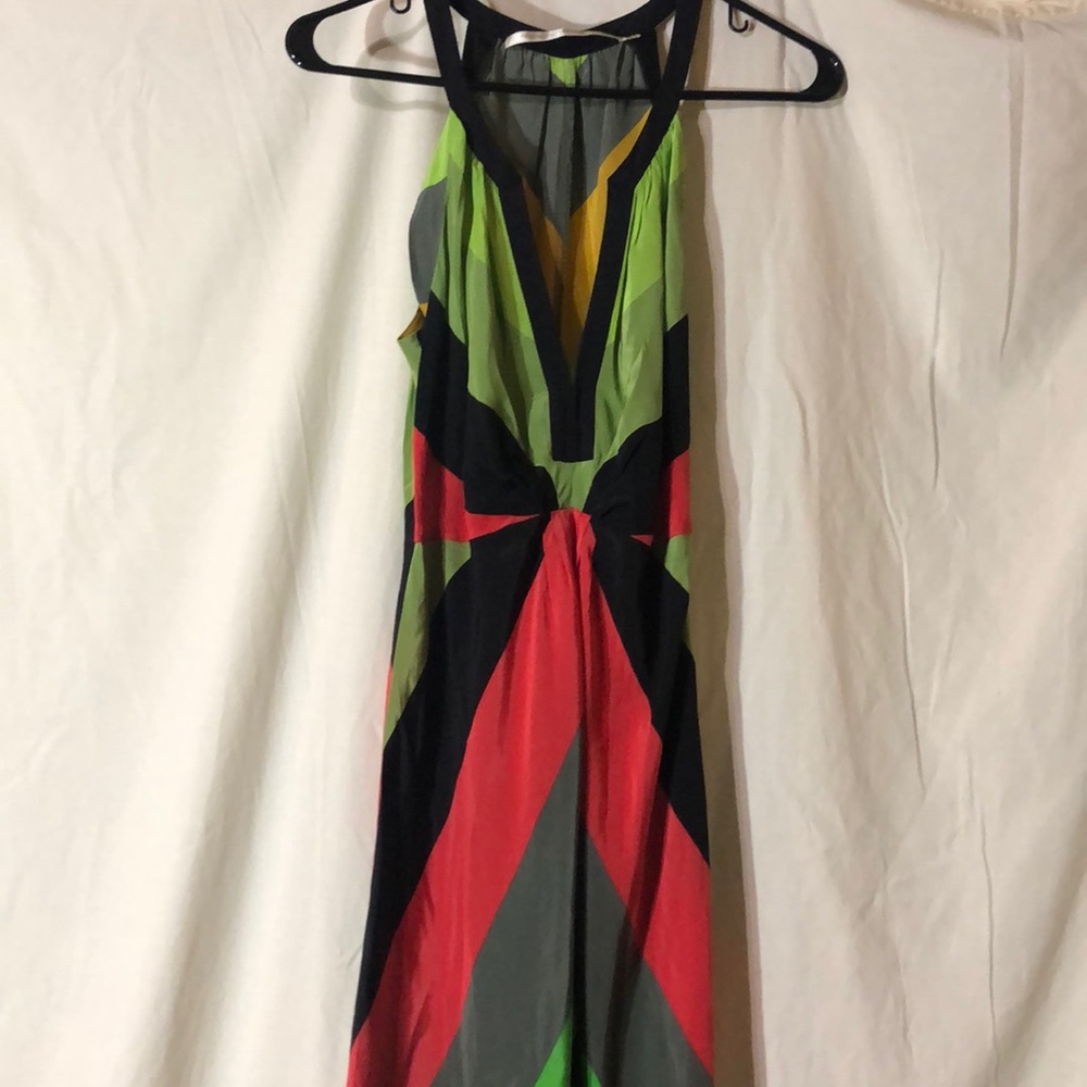 Silk high low dress